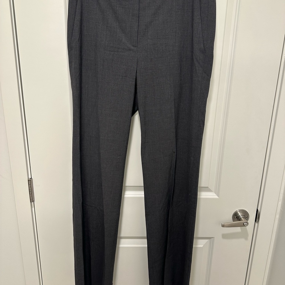 Theory Gray Women's Wool Work Pants